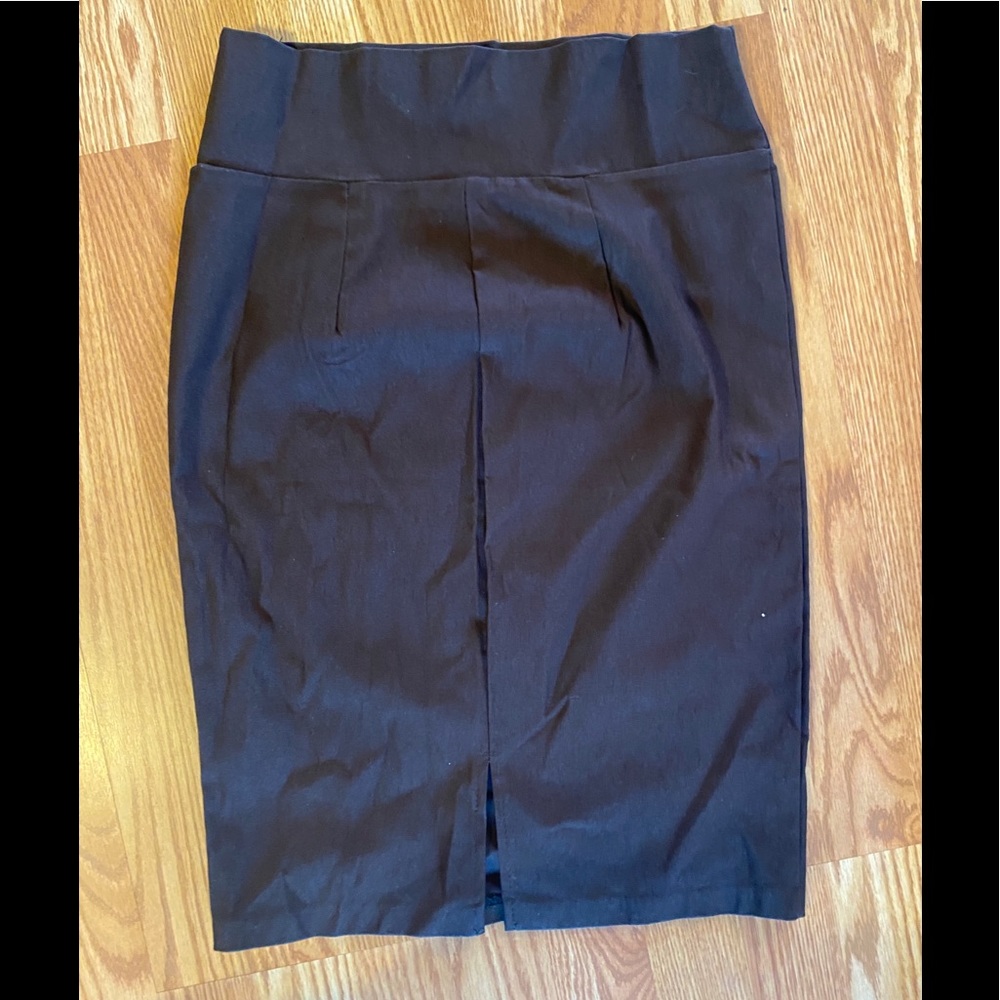 ABN Brand knee-length brown pencil skirt